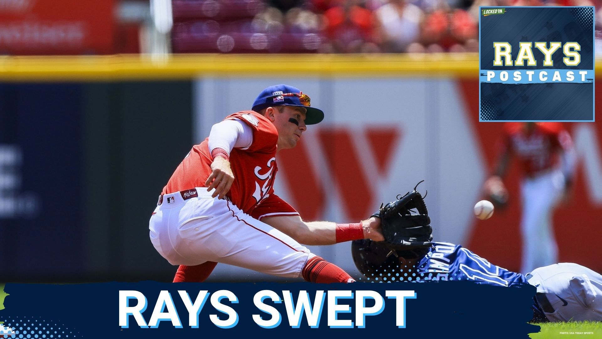 The Tampa Bay Rays lose again to the Cincinnati Reds 2-1.