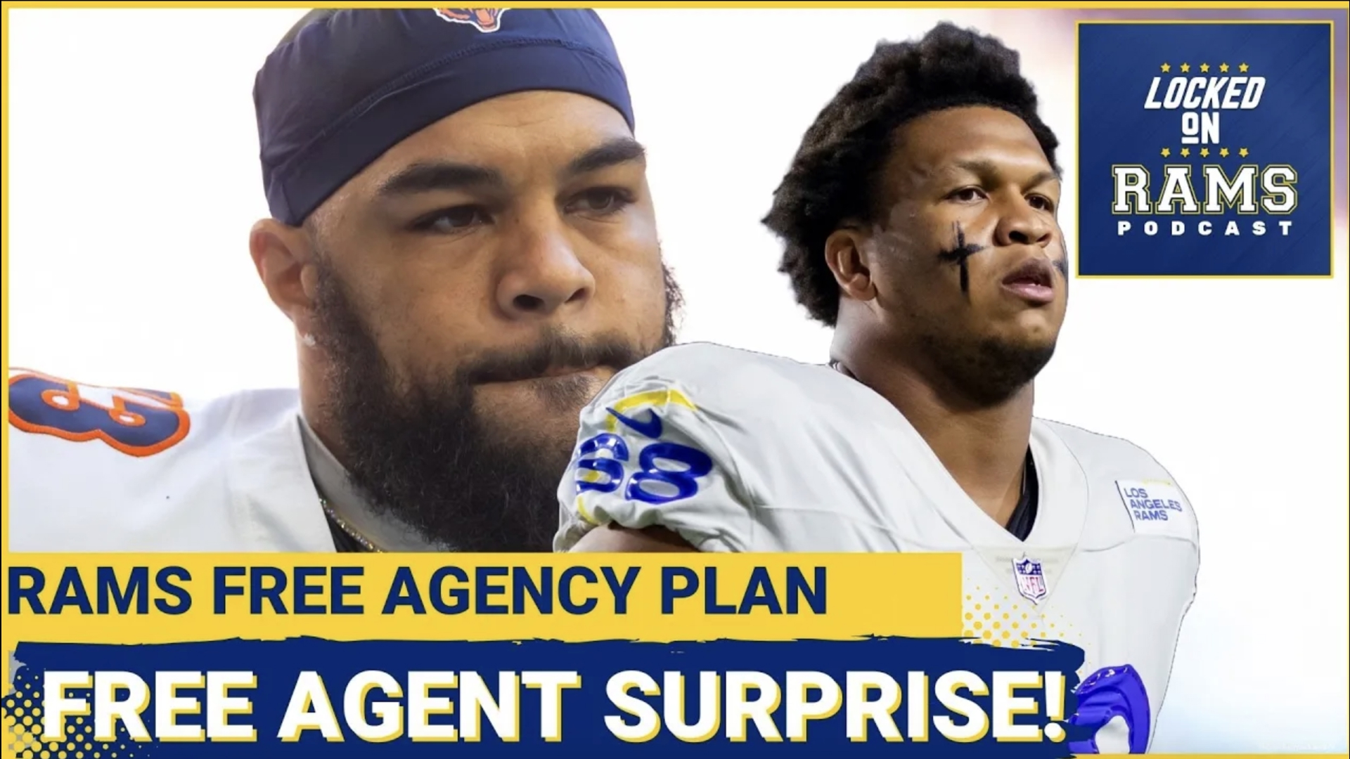 The Rams are going to have to figure out who is going to be the starting left tackle in 2025. D-mac makes the case for re-signing Alaric Jackson