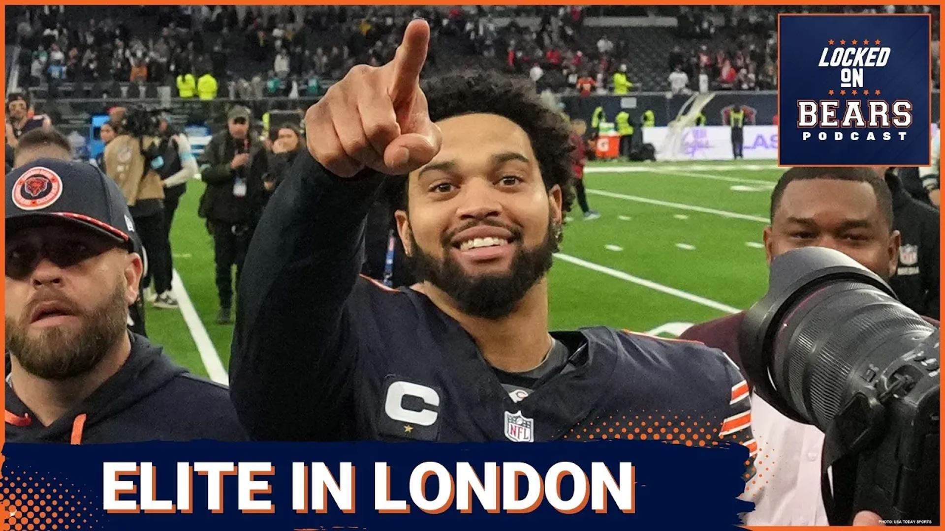 We knew Caleb Williams played well against the Jacksonville Jaguars, but it's turns out, he was historically elite in London.