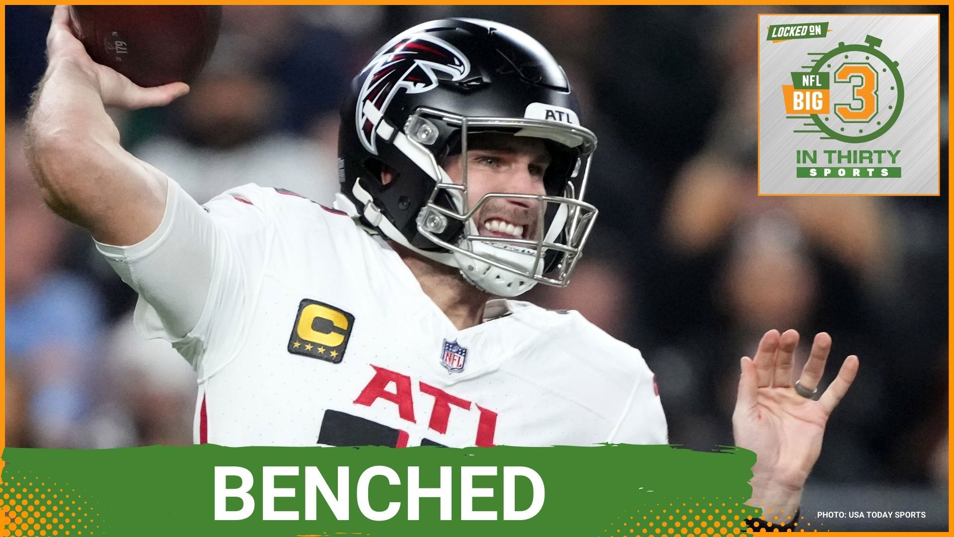 The Falcons bench Kirk Cousins for Michael Penix Jr. and the Chiefs may have to play without Patrick Mahomes. The Titans bench Will Levis.