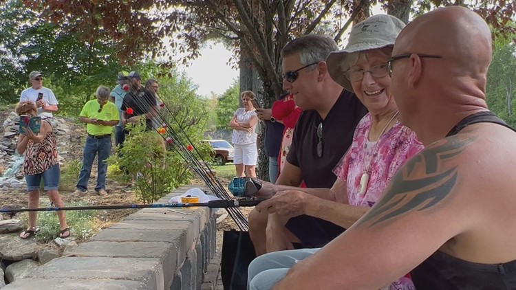 Maine man hosts fishing derby for nursing home residents