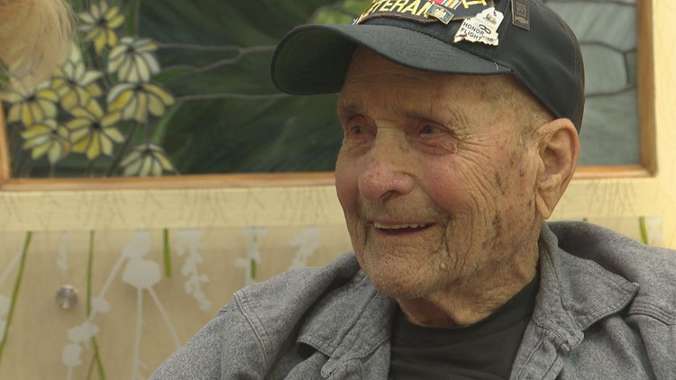 Born on Veterans Day, Maine WWII vet celebrates 103 years