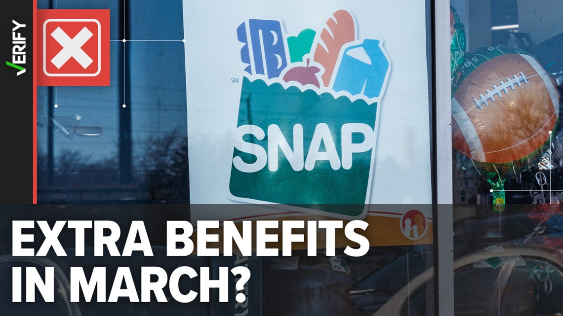 Extra SNAP benefits given during the pandemic will not continue in March