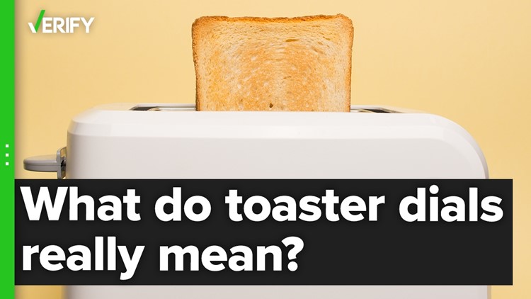 Does the dial on the side of a toaster indicate minutes of toast time?