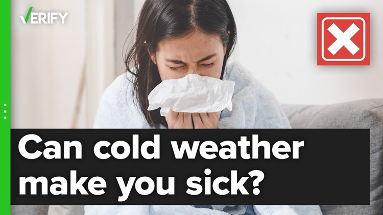 Fact-checking if cold or rainy weather can make you sick