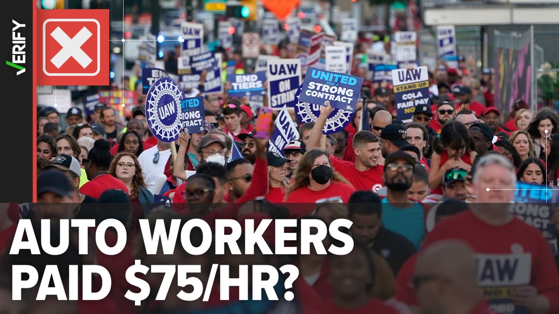 Auto workers on strike are demanding 40% raises from Ford, GM, and Chrysler (Stellantis). But they don’t make $75/hour, like some claim.