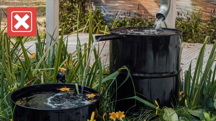 There’s no federal law against people collecting rainwater