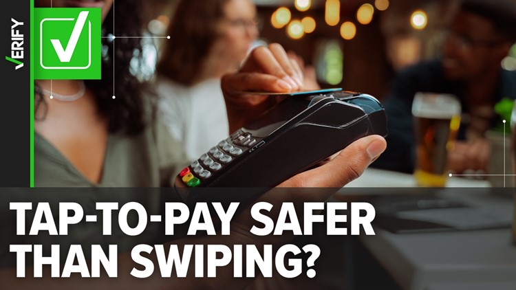 Yes, tap-to-pay is less vulnerable to credit card skimming than swiping or inserting
