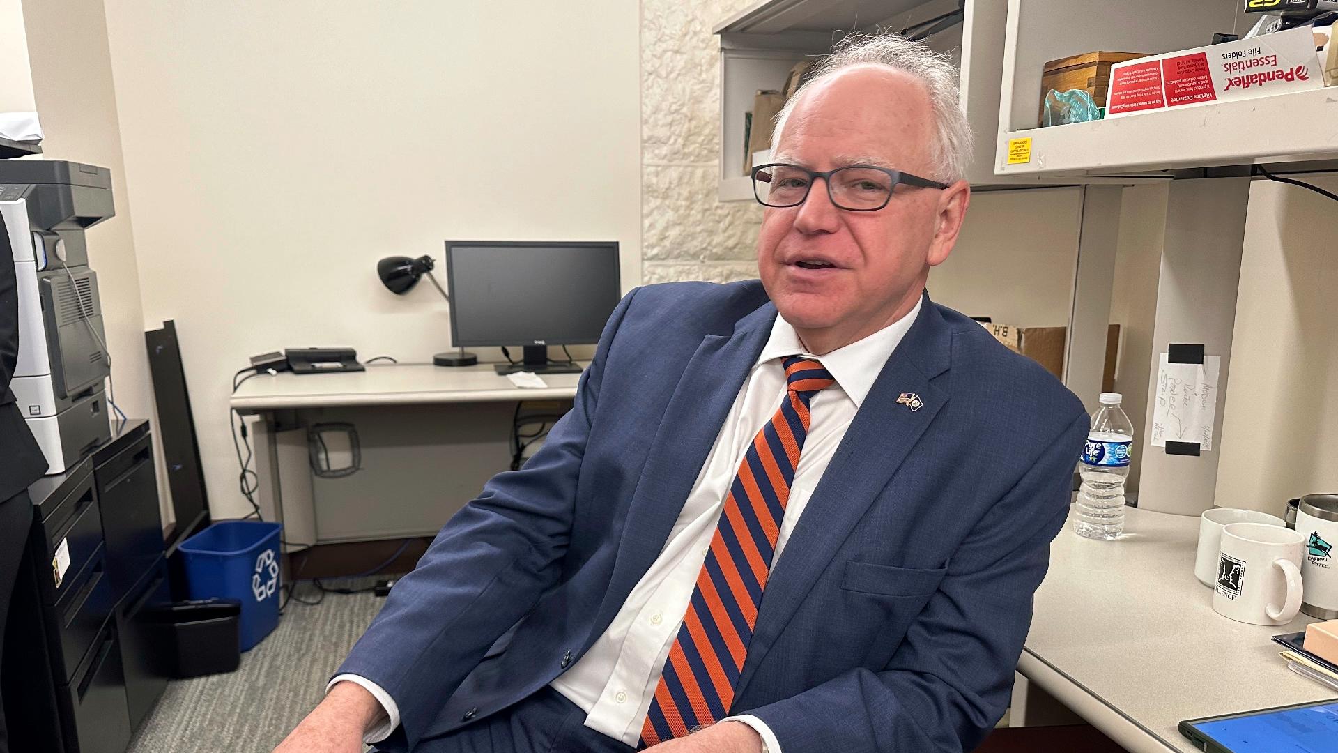 Tim Walz still Minnesota governor while running on Harris ticket