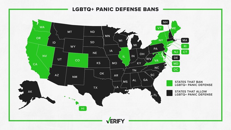 Yes, the gay and trans ‘panic’ defense is still legal in a majority of states