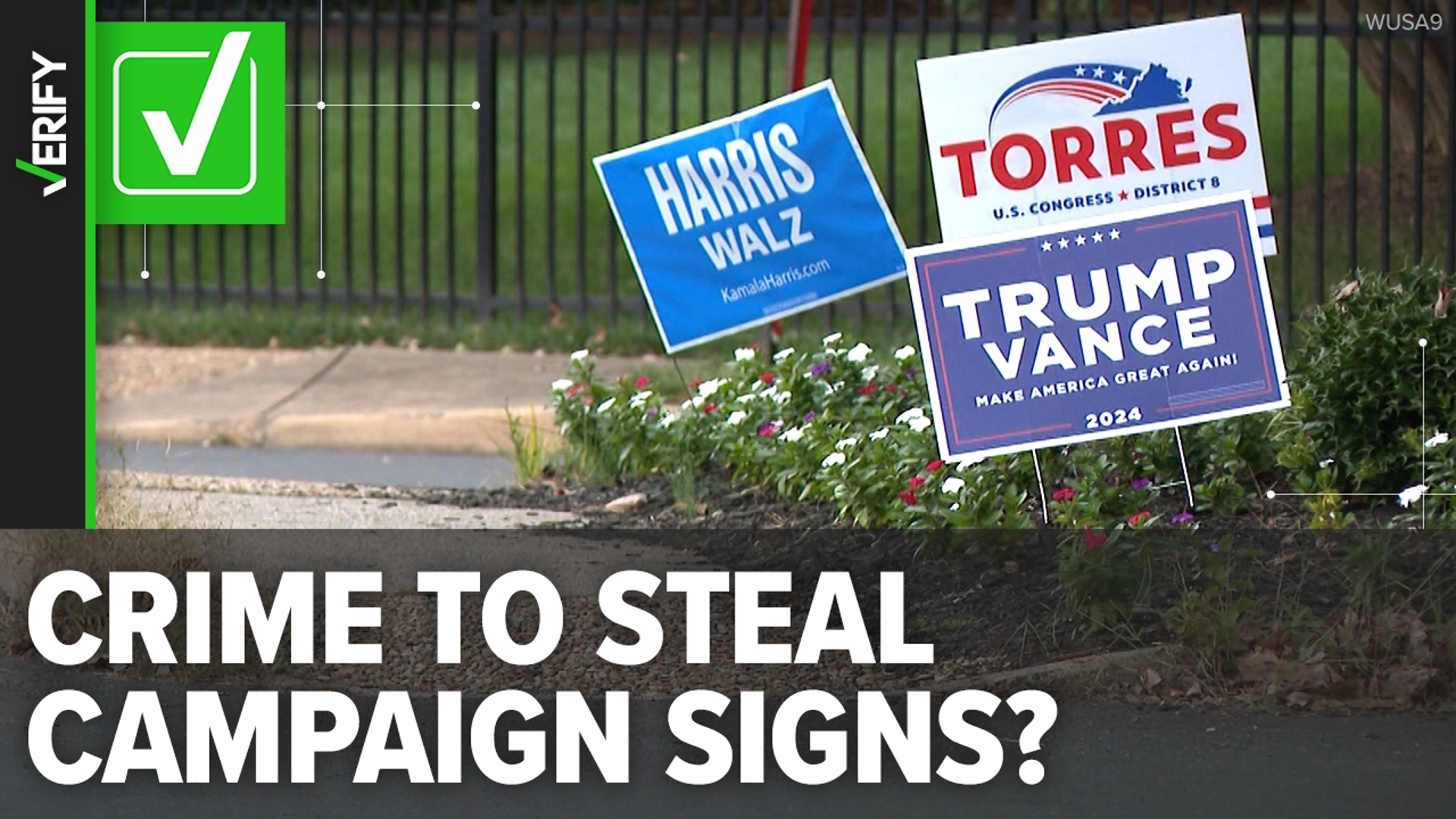 In every state, stealing, removing or vandalizing lawfully placed political campaign signs is a crime, usually a misdemeanor.