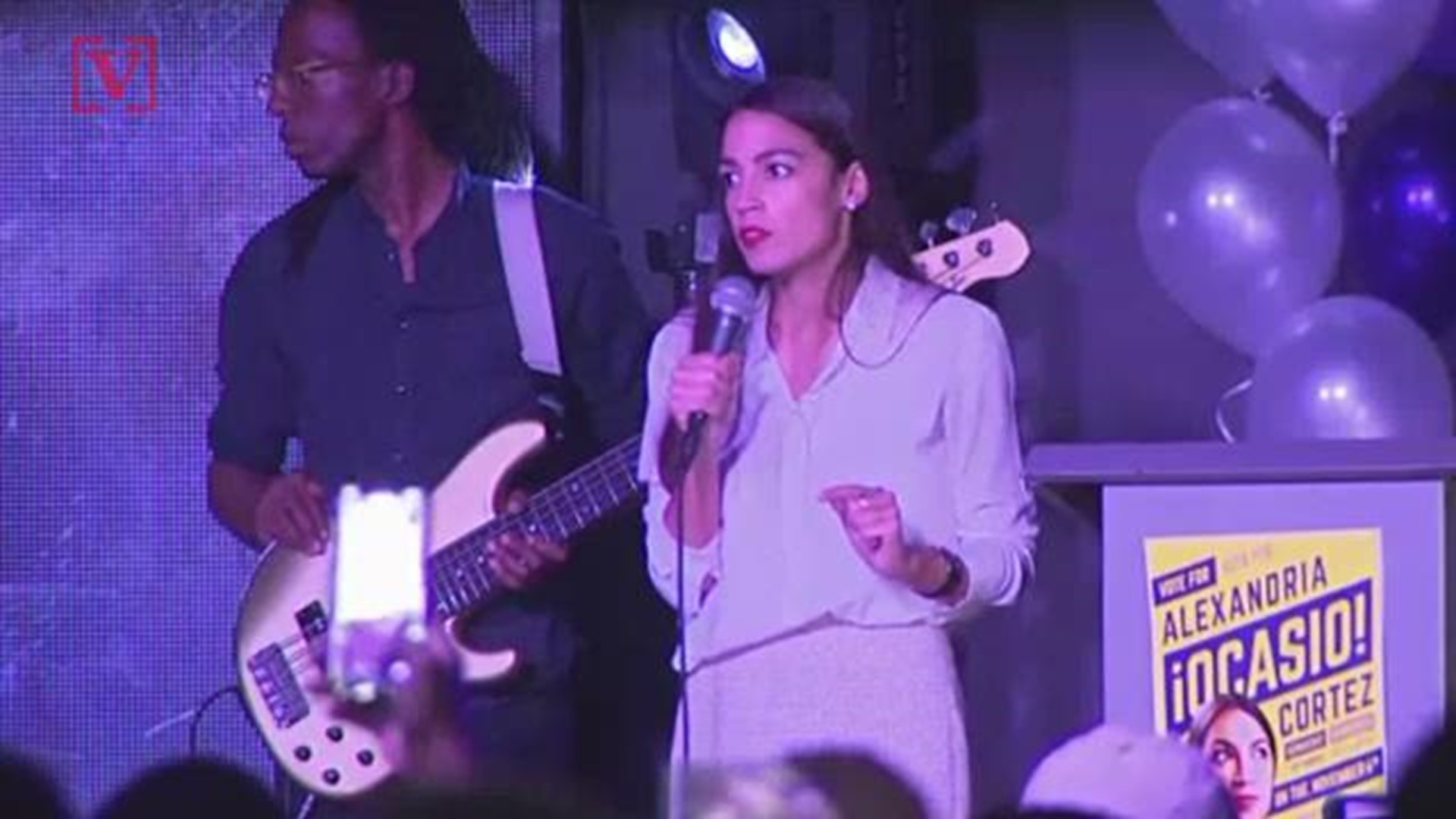 Alexandria ocasio cortez music video