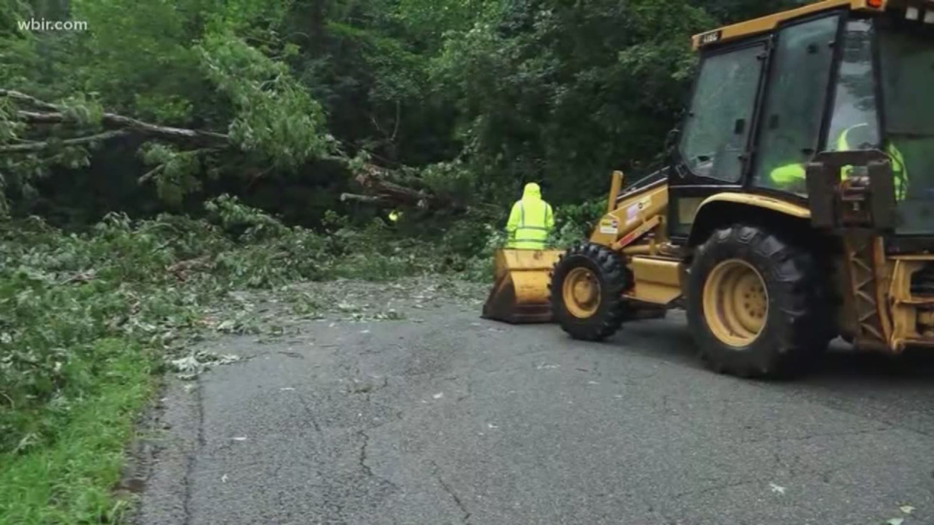 Heavy rain and storms pounded East Tennessee early in the morning on June 28.