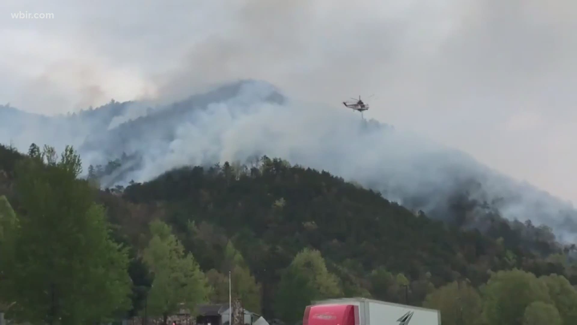 Cherokee National Forest officials said around 1,400 acres have burned in East Tennessee wildfires over the last three days.