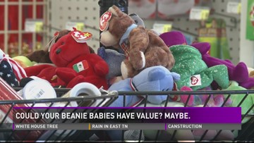 santa beanie baby value