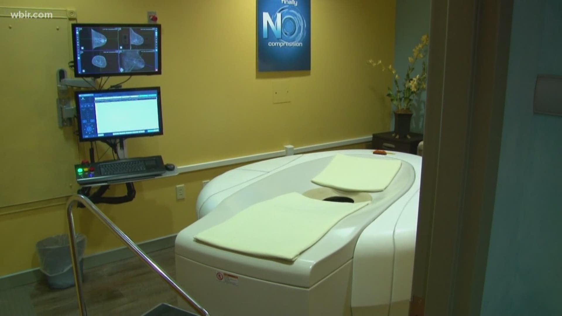 East Tennessee is making history.	The Knoxville Comprehensive Breast Center opened the first "no compression" breast imaging unit in the country today.