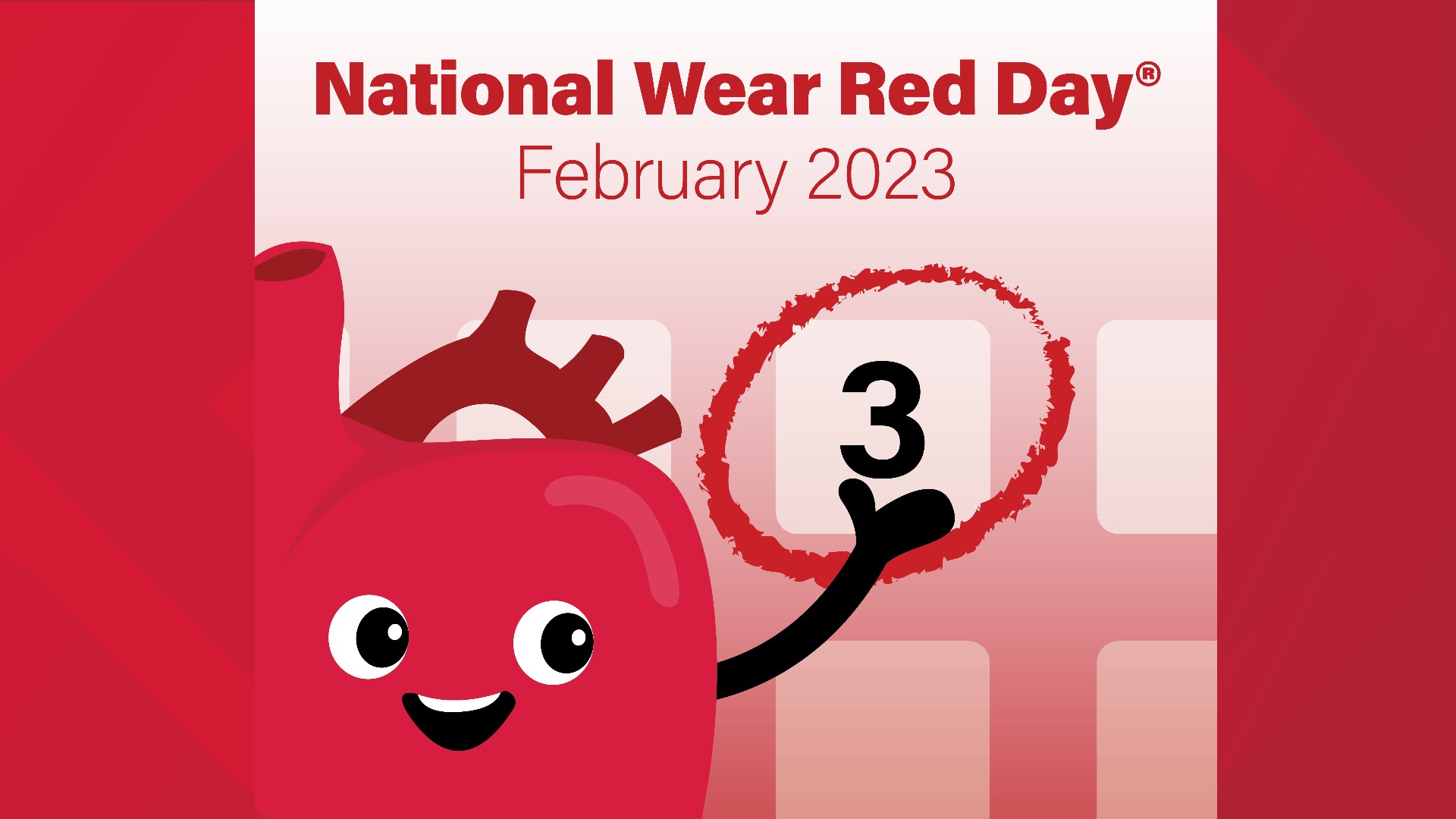"Going Red" is as easy as putting on a red dress, a red tie or a red accessory.
