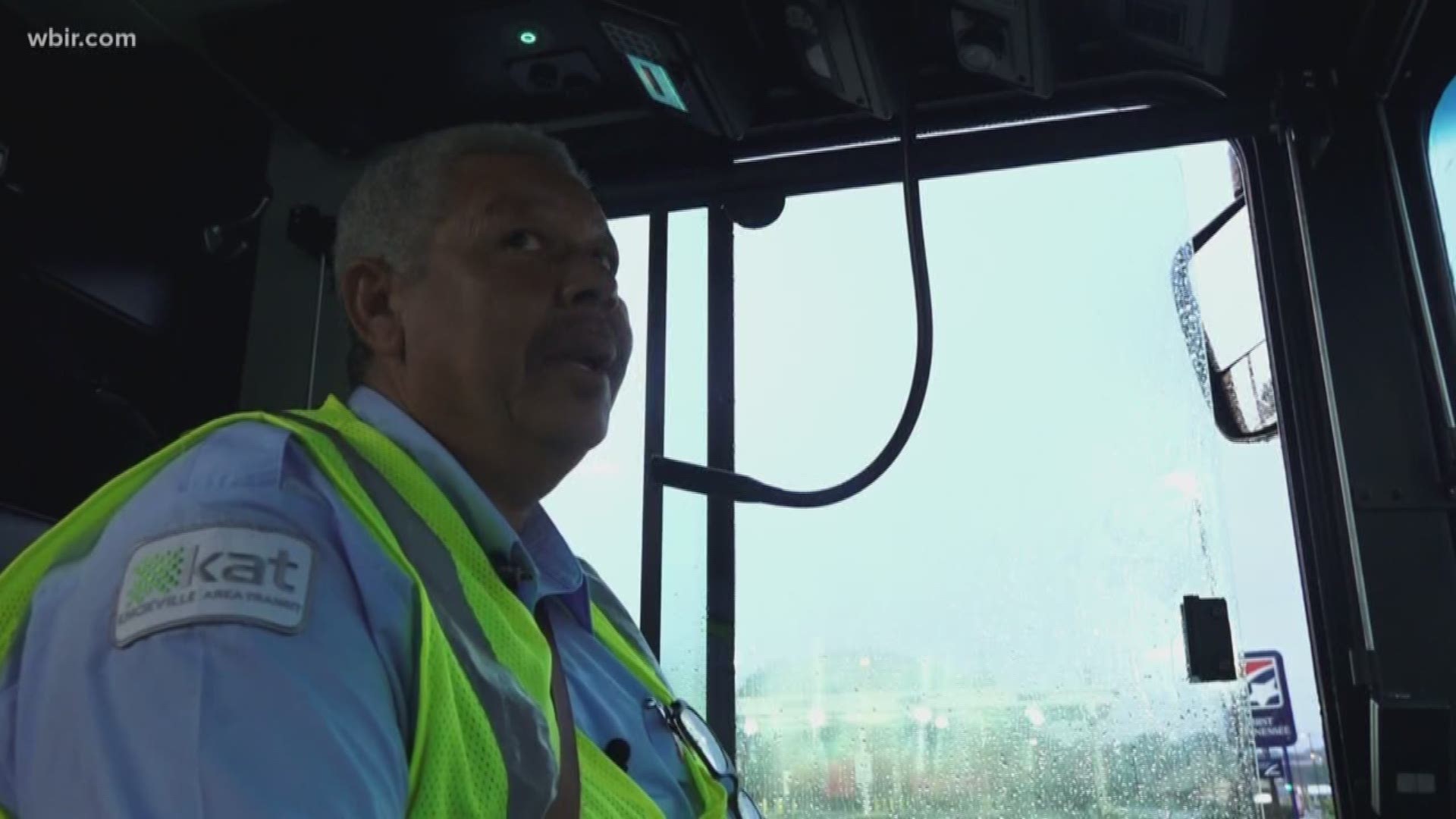 Frank drives a bus every day for the city of Knoxville. He shares his positive energy with every passengers who steps aboard!