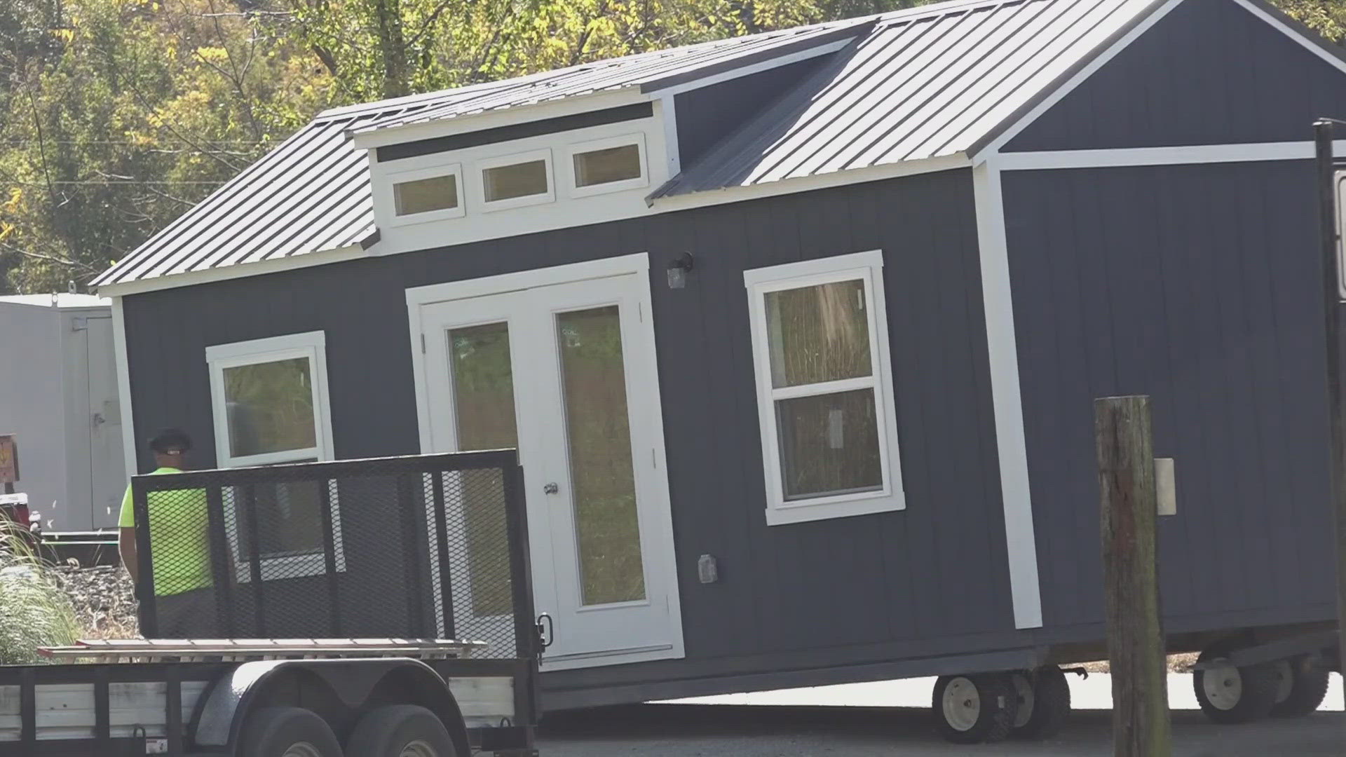 Marty and Sheila Pellasma lost their home in a flood, now, the couple are one of 20 people who will receive a tiny home from an anonymous donor.