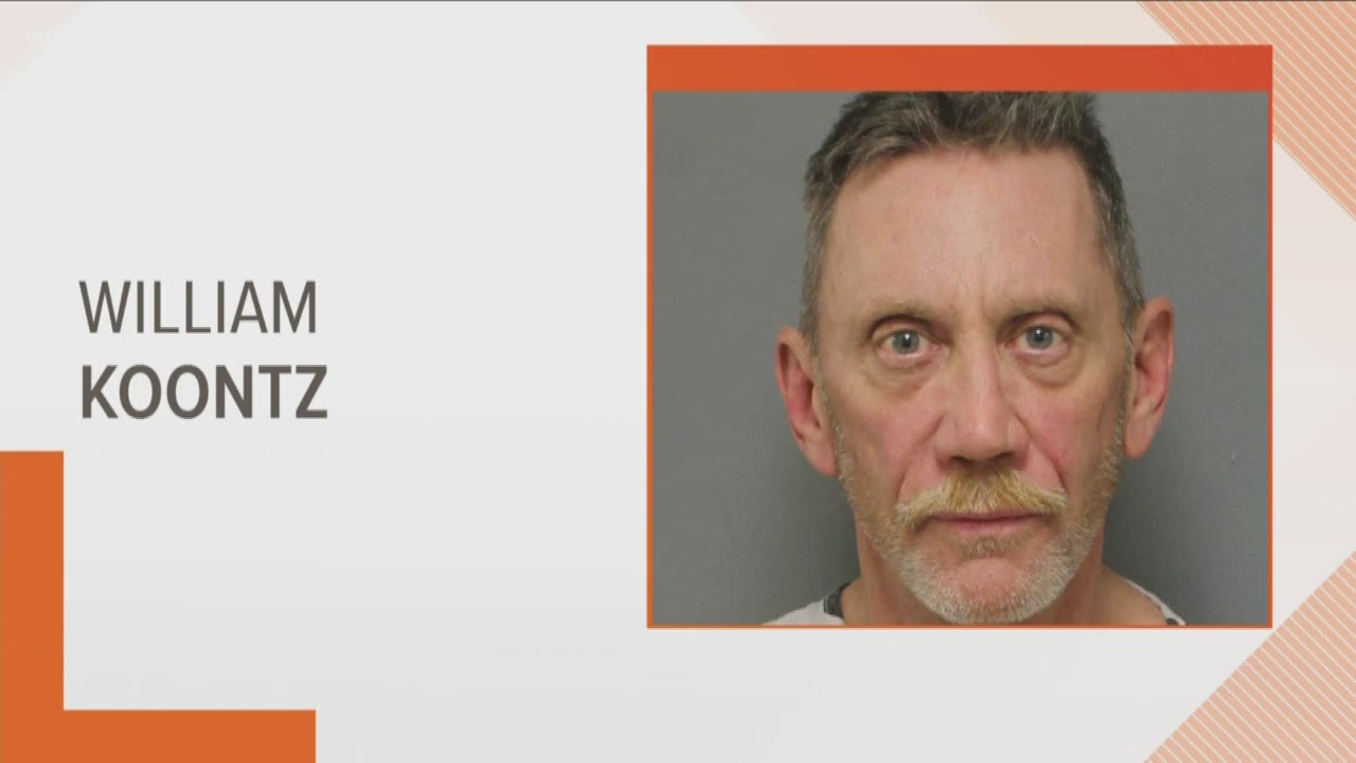 William Koontz is accused of stealing a person's car and driving off while they hung out of the window on Dec. 4.