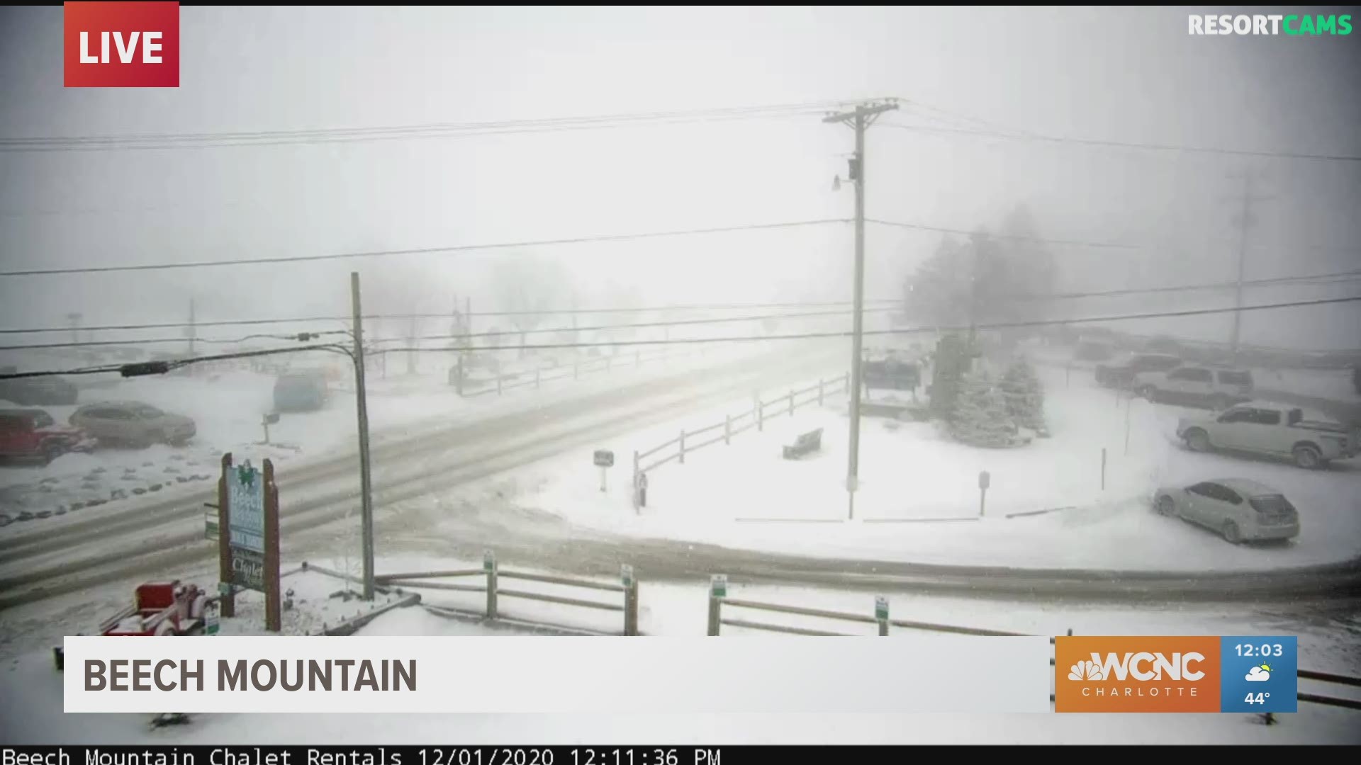 The North Carolina mountains welcomed the first day of meteorological winter with snow, ice and frigid temperatures.