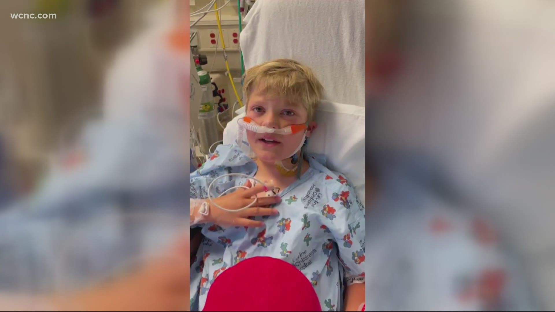 TJ Olsen underwent a heart transplant surgery last week. He was born with a congenital condition that required multiple surgeries in his young life.