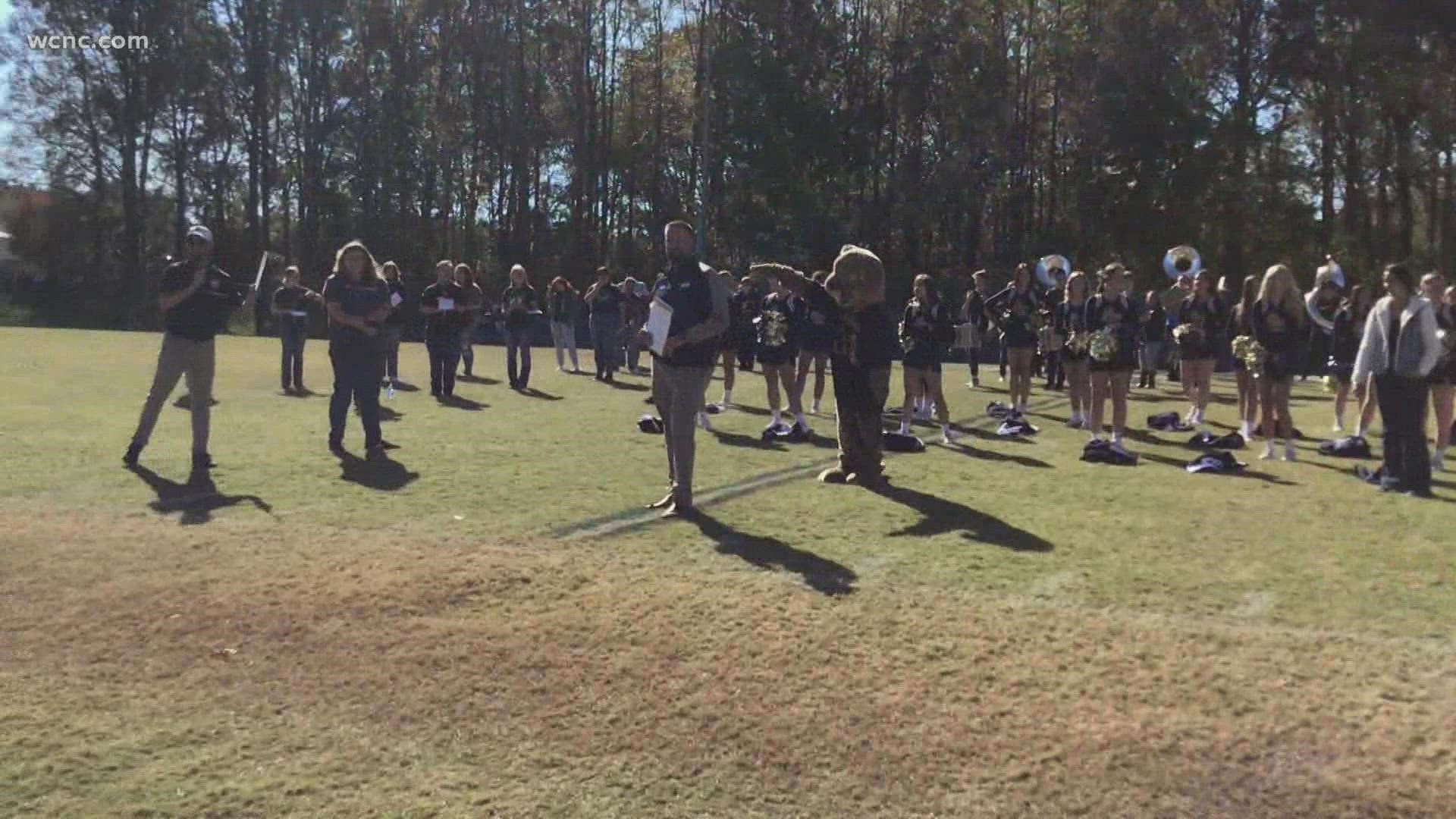 Gordon Palmer thought he was running a routine fire drill. Turns out he got a major surprise as a thank you for his dedication to Alexander Central High School.