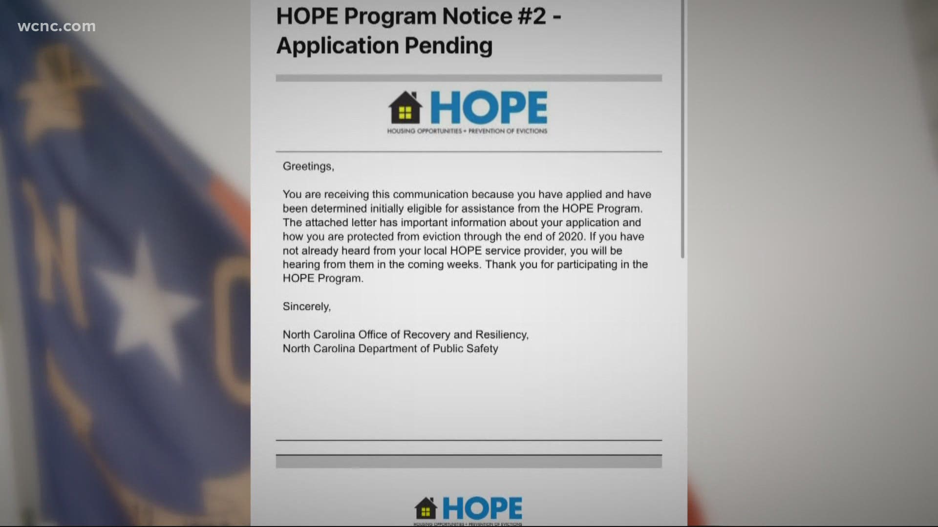 The Housing Opportunities and Prevention of Evictions (HOPE) Program is meant to help struggling families pay rent and utilities, but most haven't received it yet.