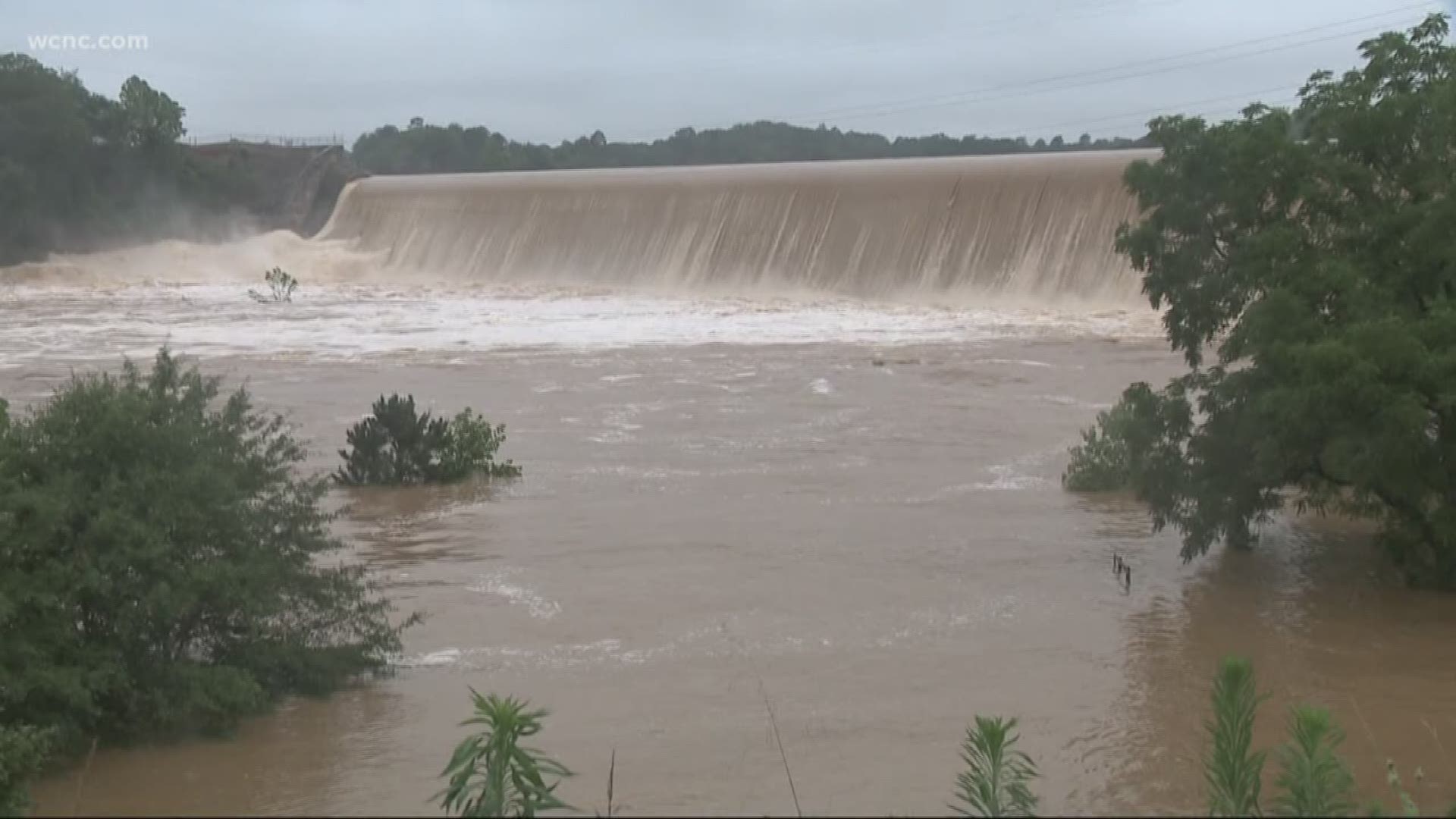 Schools are closed and two counties declared a state of emergency as days of heavy rain led to flooding and forced evacuations in the mountains and foothills of North Carolina.