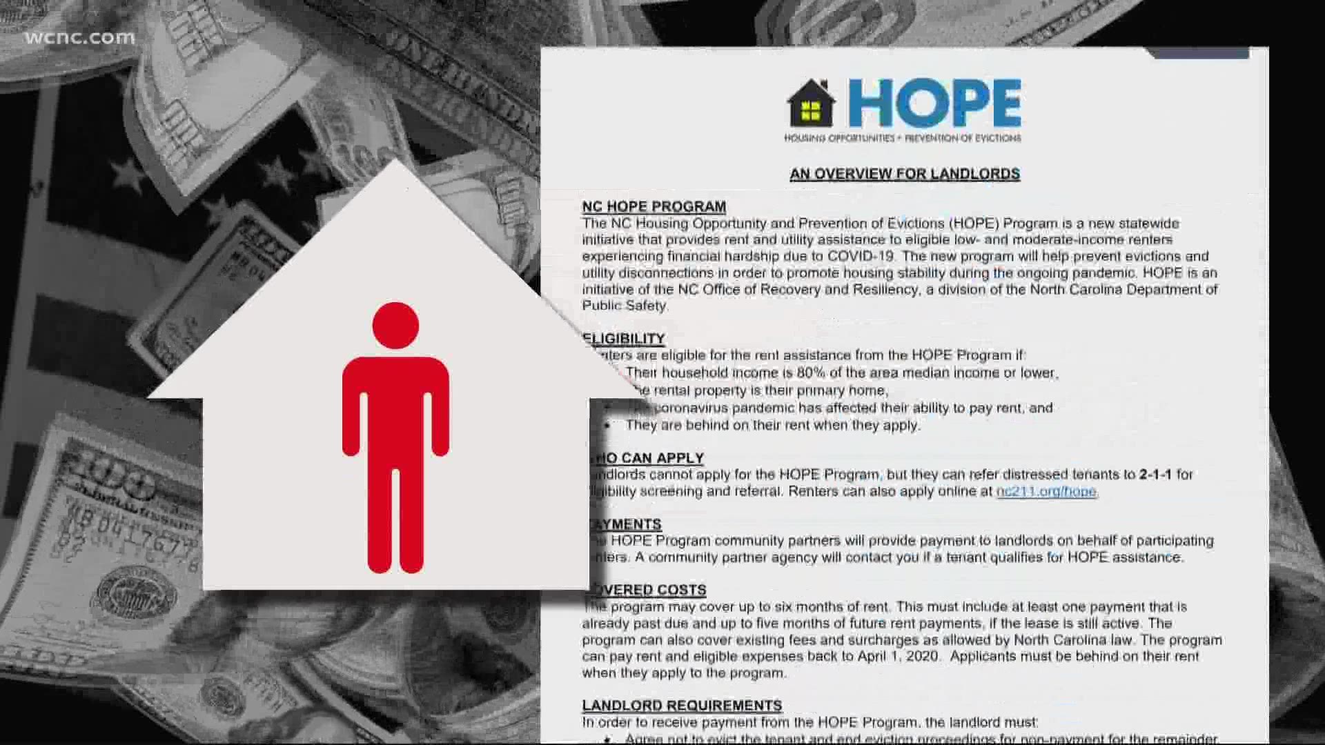 The HOPE Program is meant to prevent evictions, but when the eviction ban ends some HOPE recipients will be evicted, while others will only get temporary protection.