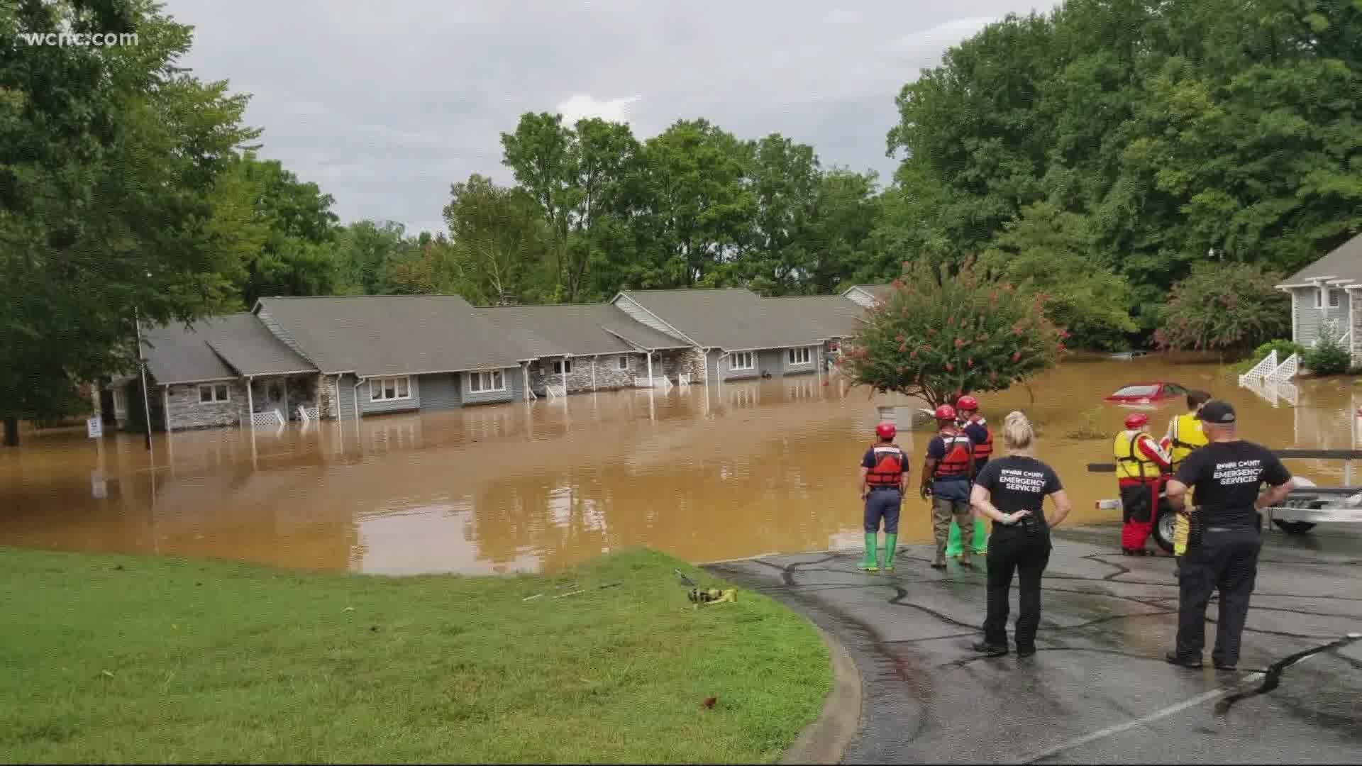 The rescue mission is happening on the north side of Salisbury.