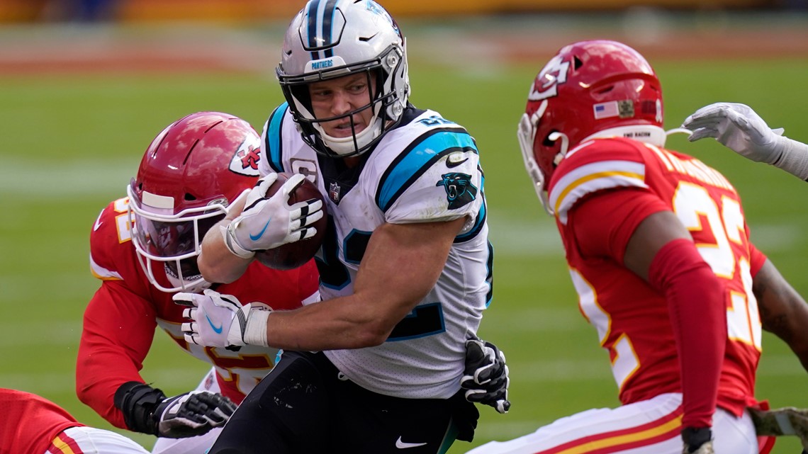 Panthers lean heavily on Christian McCaffrey in upset bid of Chiefs – The  Denver Post