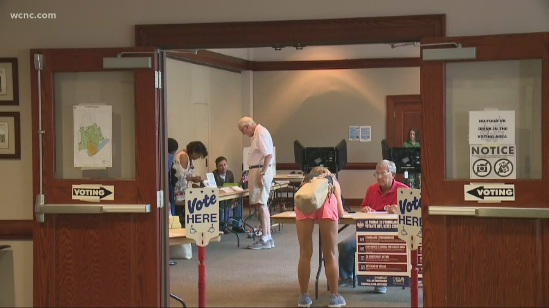 Election day in North Carolina's 9th Congressional District