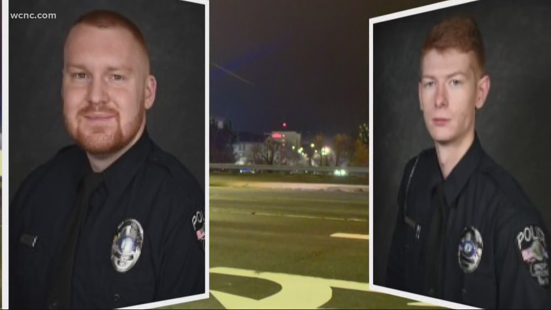 Officer Jason Shuping, 25, was shot and killed Wednesday night in Concord. Police confirmed the suspect also died, and a second officer was injured.