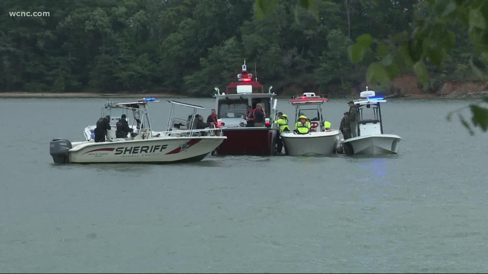 Multiple law enforcement agencies have been searching the area for the last 24 hours for the boater that jumped in the lake and never resurfaced.