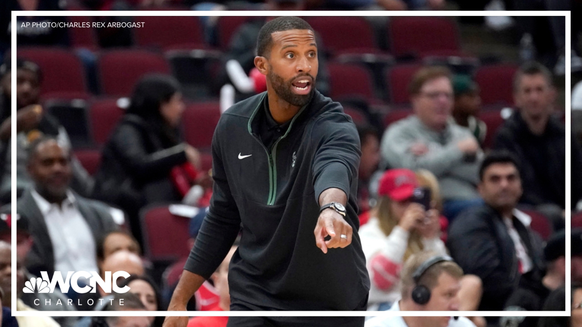 Charles Lee was introduced as the Charlotte Hornets coach during a news conference in Uptown Charlotte on Tuesday.