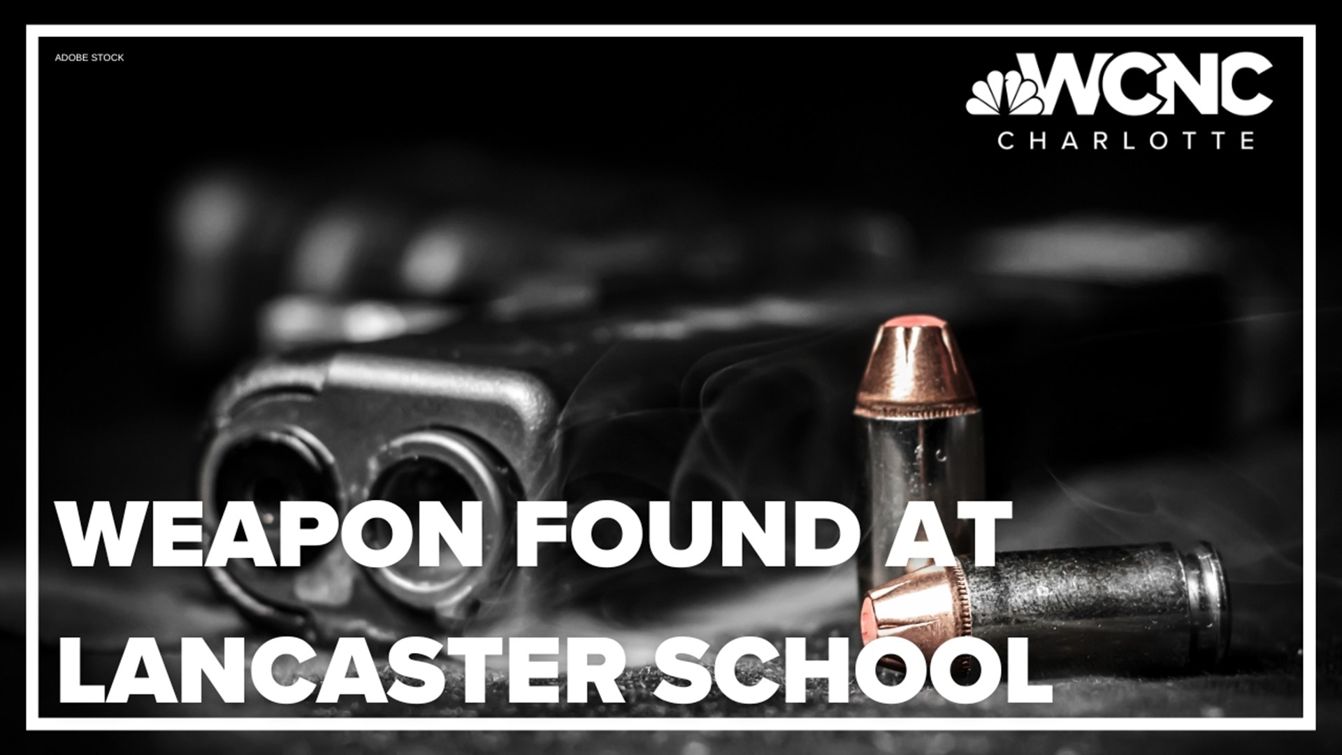 Today, a weapon was found on school grounds in Lancaster.
