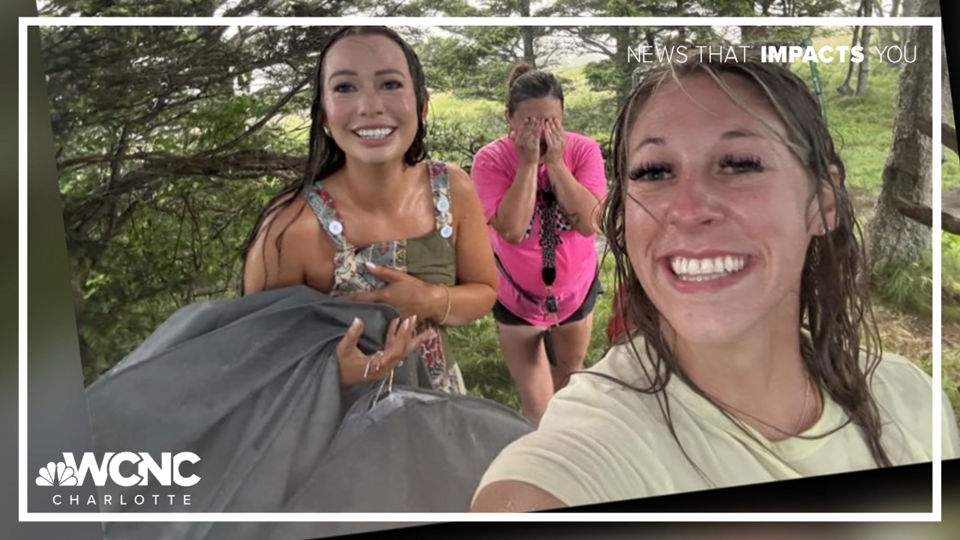A bridal photo shoot landed one group in the hospital after lightning hit Roan Mountain near the NC-TN state line.