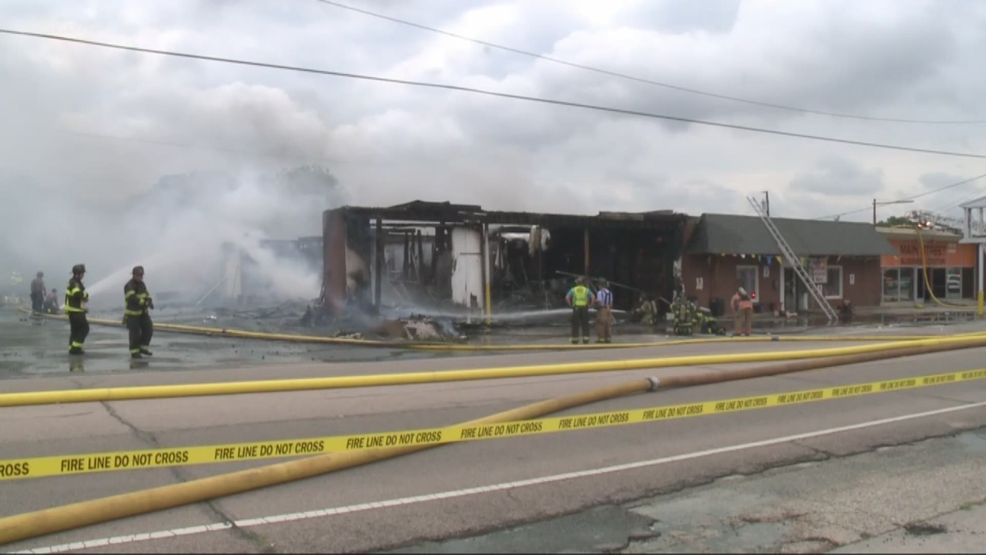 Multiple businesses damaged by 4alarm fire in downtown Kannapolis