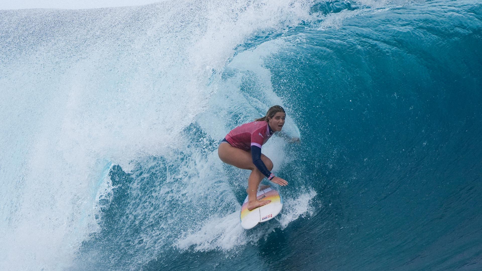 Caroline Marks gives Team USA backtoback gold medals in surfing