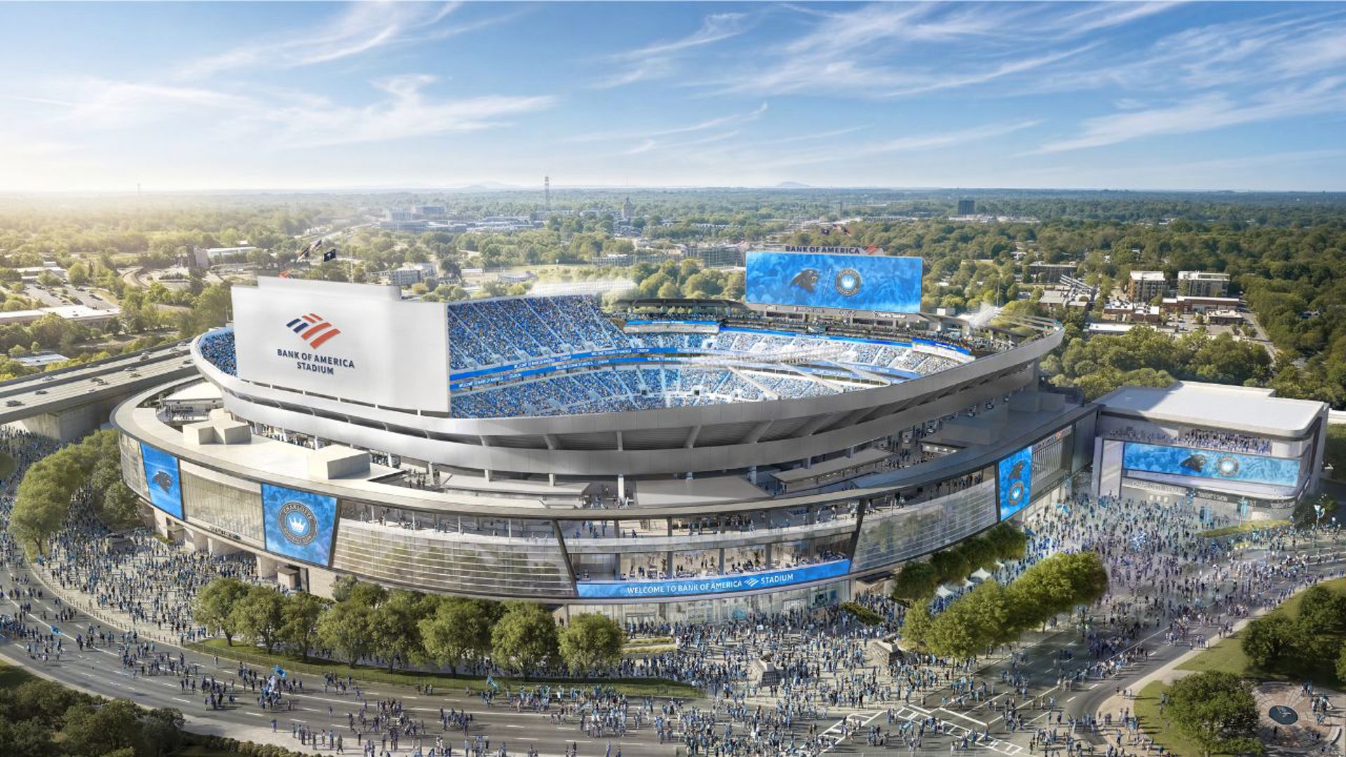 Panthers extend Bank of America Stadium naming agreement amid $1.3 ...