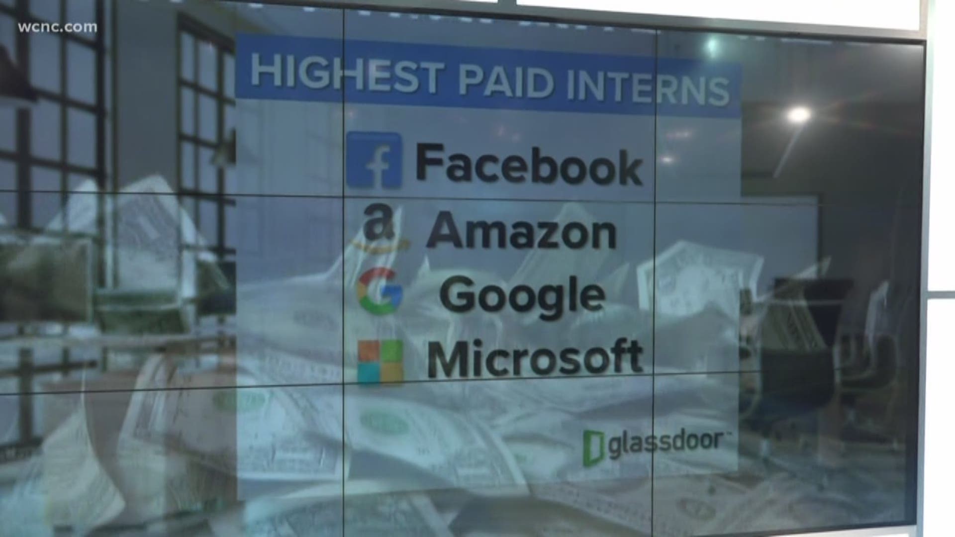 Interns are cashing in for companies like Facebook, Amazon and Google, earning more than double than the average American, according to new data.