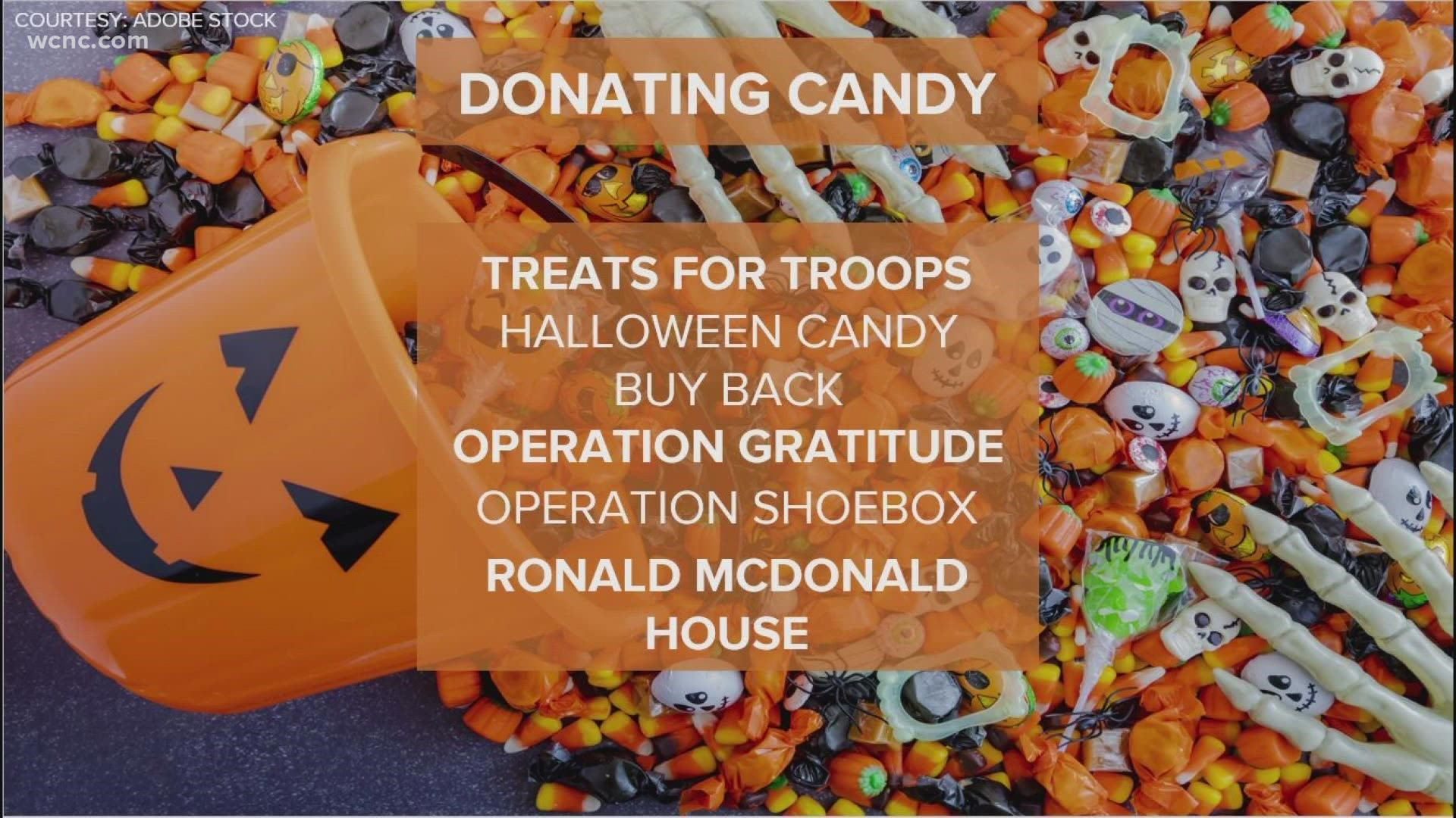 If you have extra or unwanted candy from your Halloween trick-or-treat haul, don't throw it away. Instead, donate it to charity.