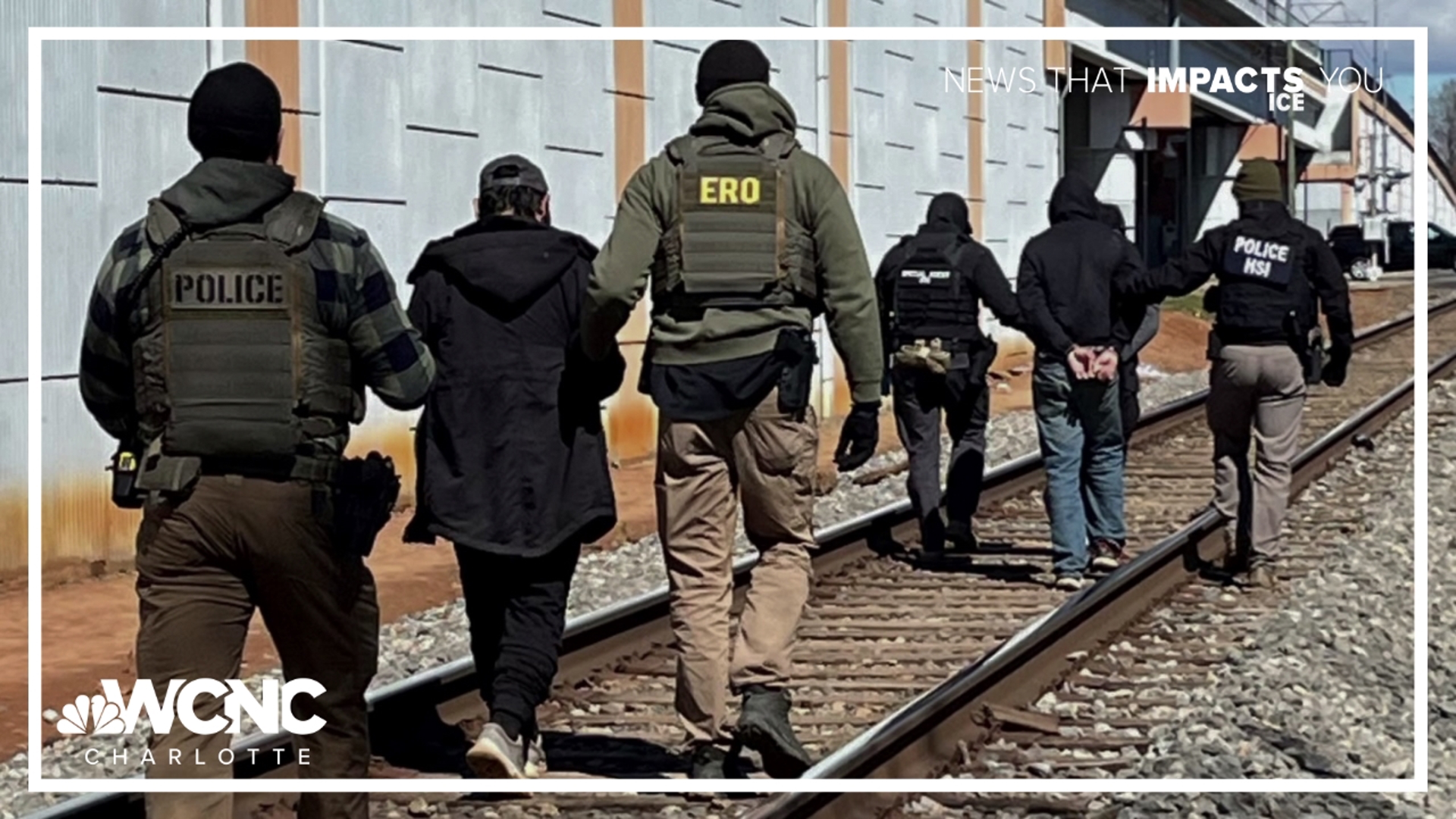 ICE, along with other federal agencies, arrested 24 people in Charlotte on a slew of charges, officials said. 