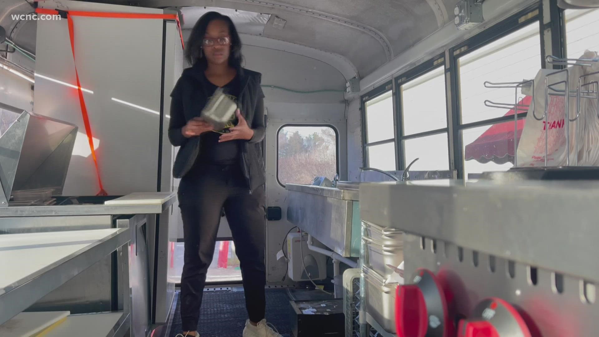 Woman transforms school bus into food truck | wfmynews2.com