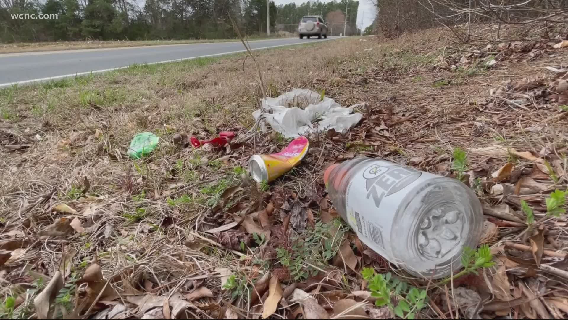 Drivers across the Charlotte area are fed up with all the litter along highways. It's everywhere and they want the state to do something about the mess.