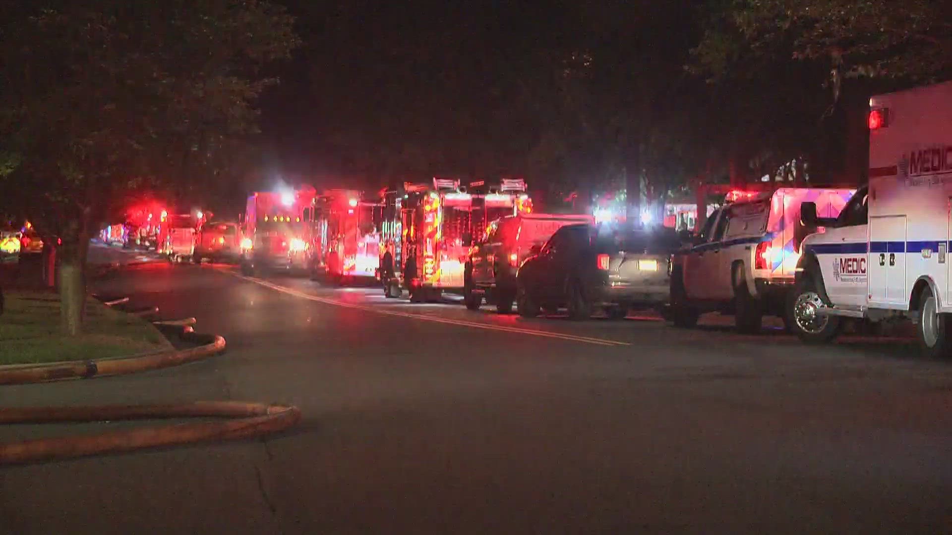 Charlotte fire controlled a fire at Charlotte Preparatory School on Monday night.