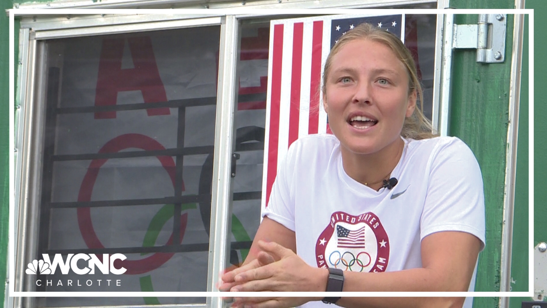 The USA Women's Field Hockey Team is practicing in Charlotte before heading to Paris.