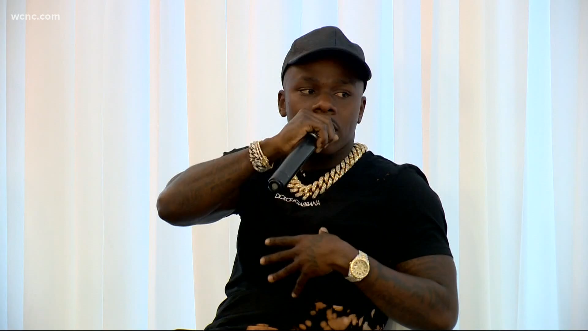 Charlotte native and rapper DaBaby hosted an event Friday to discuss police reform and systemic racism.