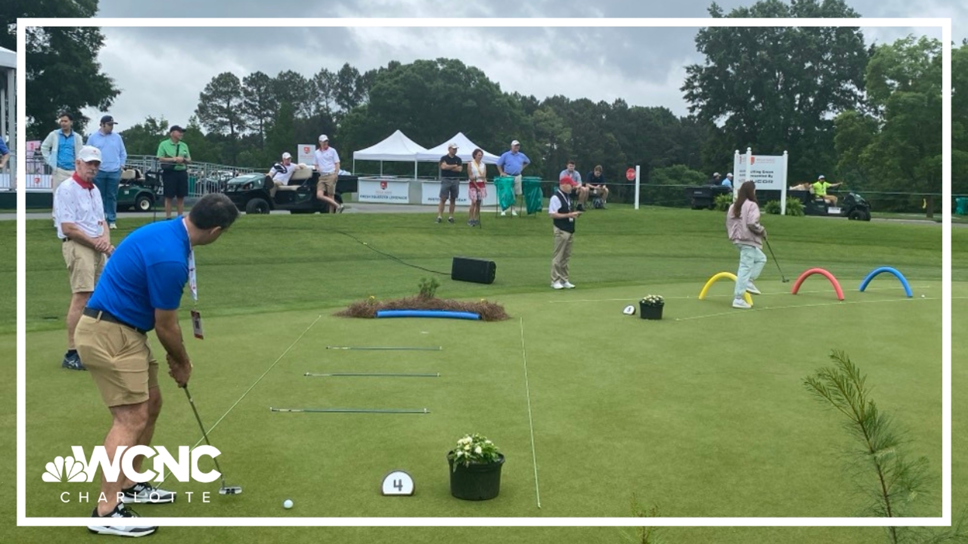 Putting Competition Wells Fargo hold celebrity putting compeition for charity | wfmynews2.com